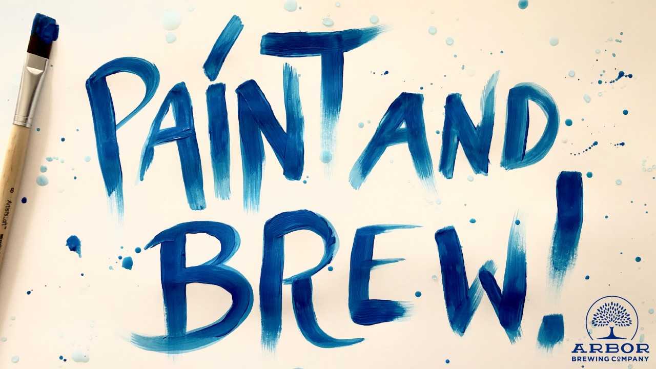 Paint & Brew Night at Corner! Arbor Brewing Company Arbor Brewing